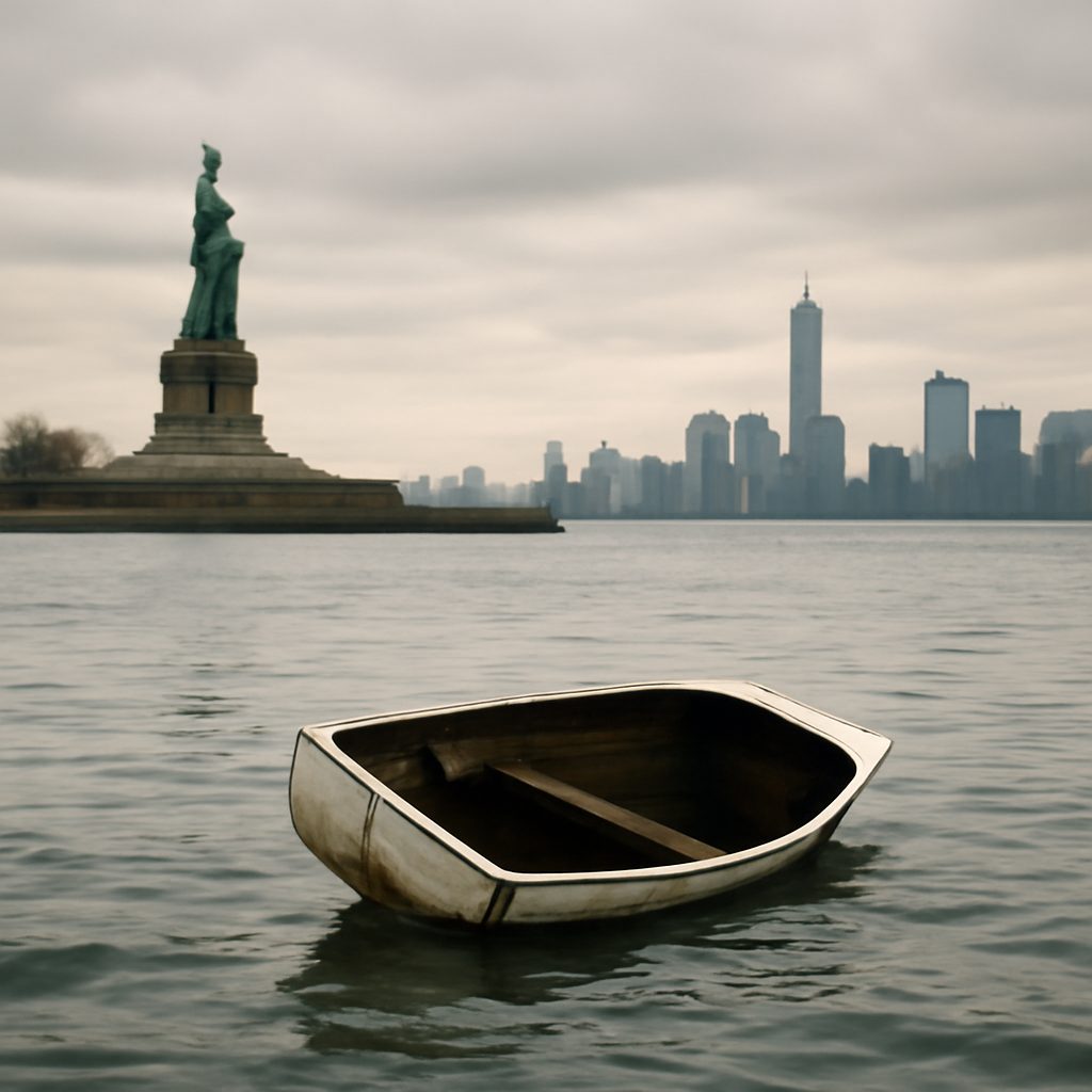 Boat capsizes near Liberty Island, operator charged