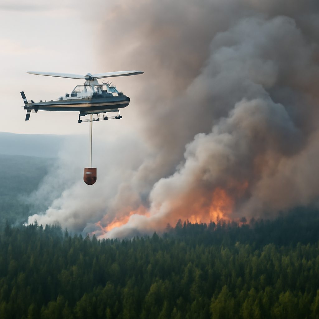 Utah helicopter crash during wildfire suppression