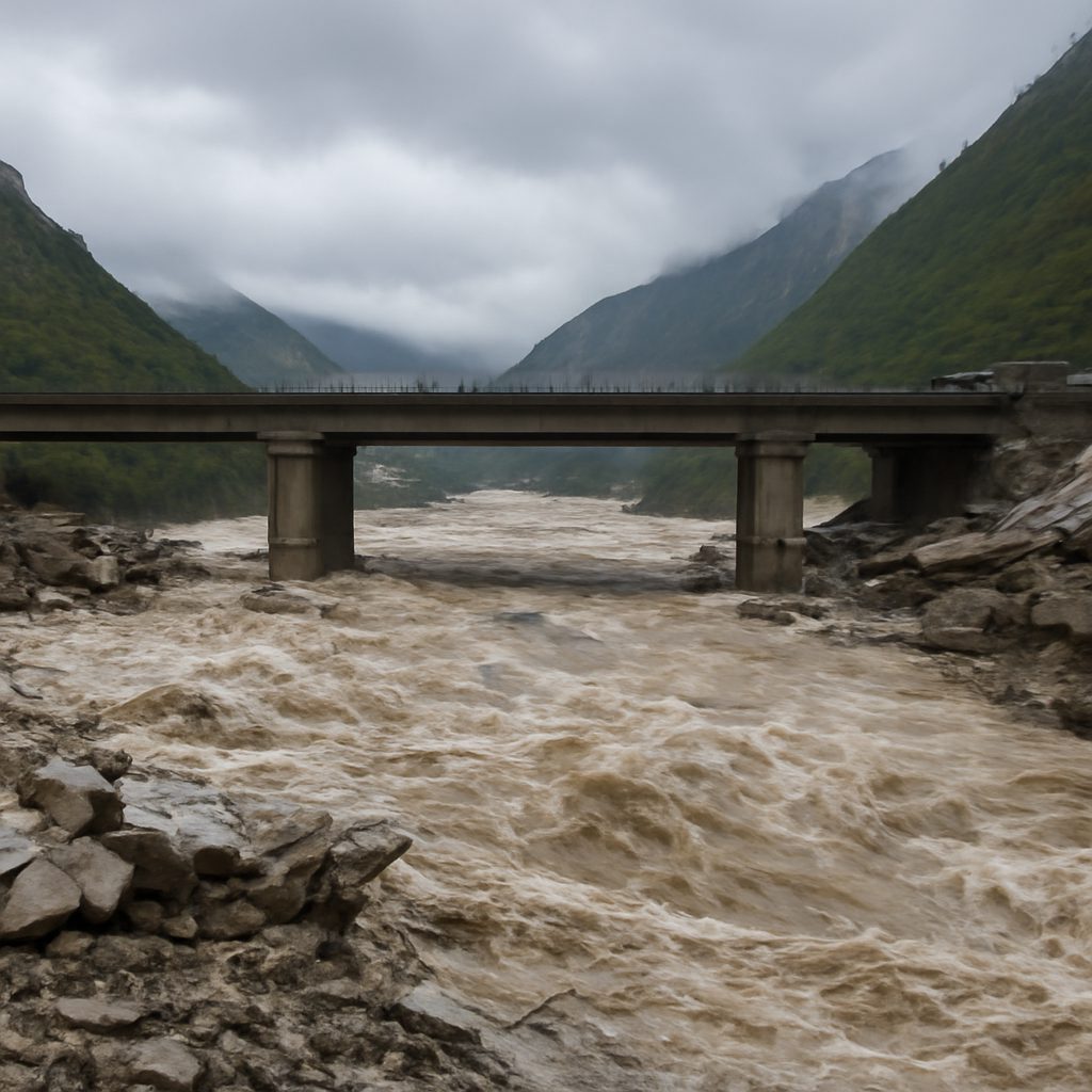 Flash flood on Nepal-Tibet border causes devastation