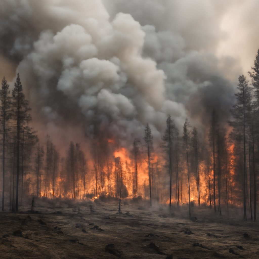 Firefighters Combat Spokane Complex Fire Intensely